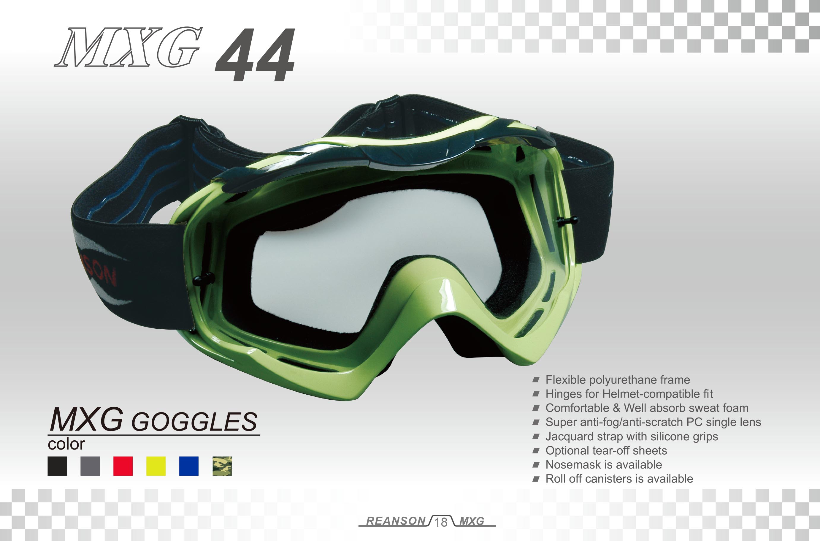 Motocross Motorradbrille Custom-MXG44