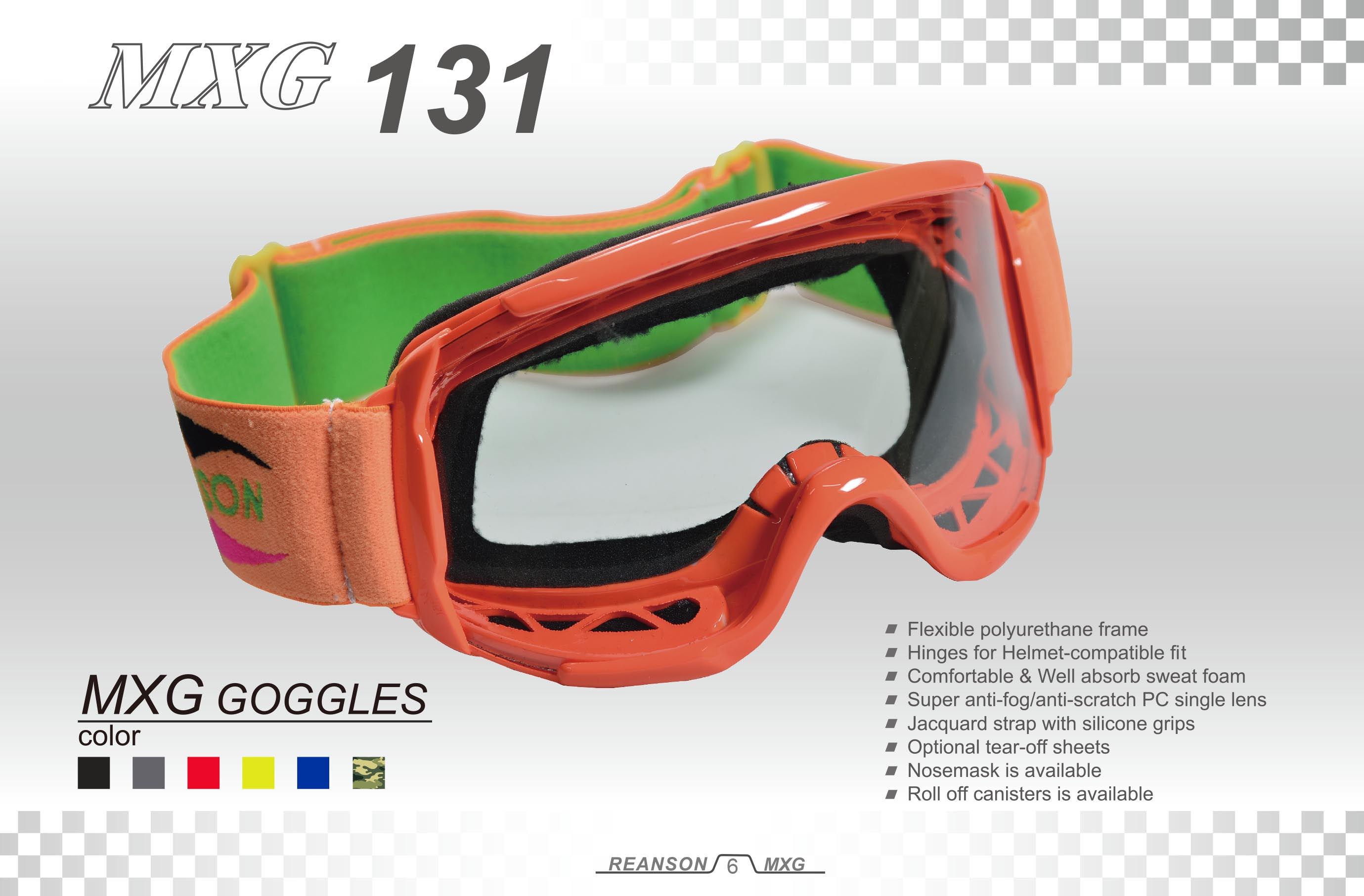 2020 Qualität Motocross Rennbrille-MXG131